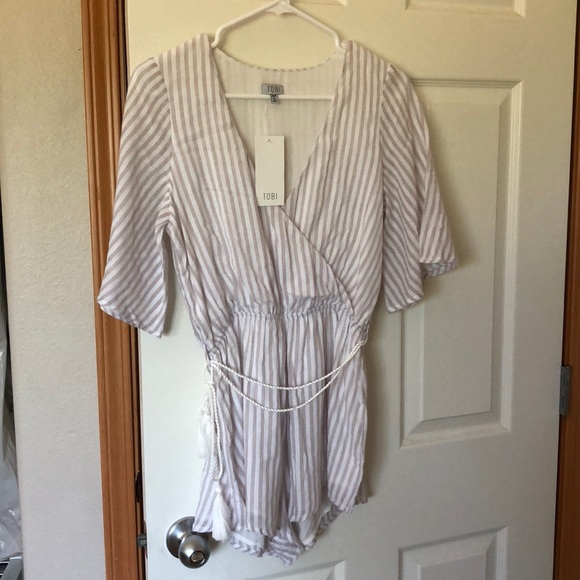 Tobi Other - Striped romper